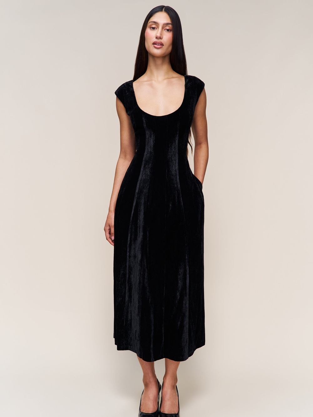 Danielle Guizio Leila Velvet Dress